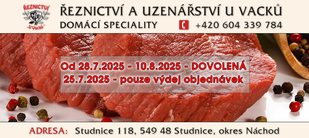 řeznictví u vacků
